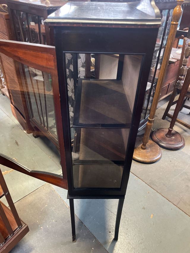 イギリス 1900年代 マホガニー ガラスキャビネット