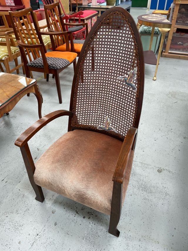 イギリス 1900年代 オーク ケーン チェア ECUKSE0012