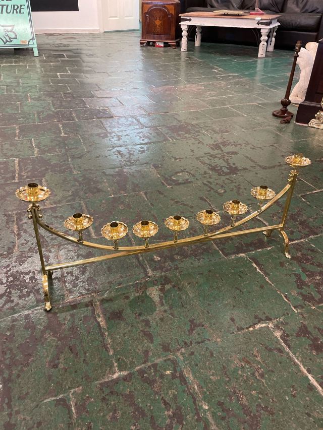 イギリス 1890年代 真鍮 キャンドルスタンド