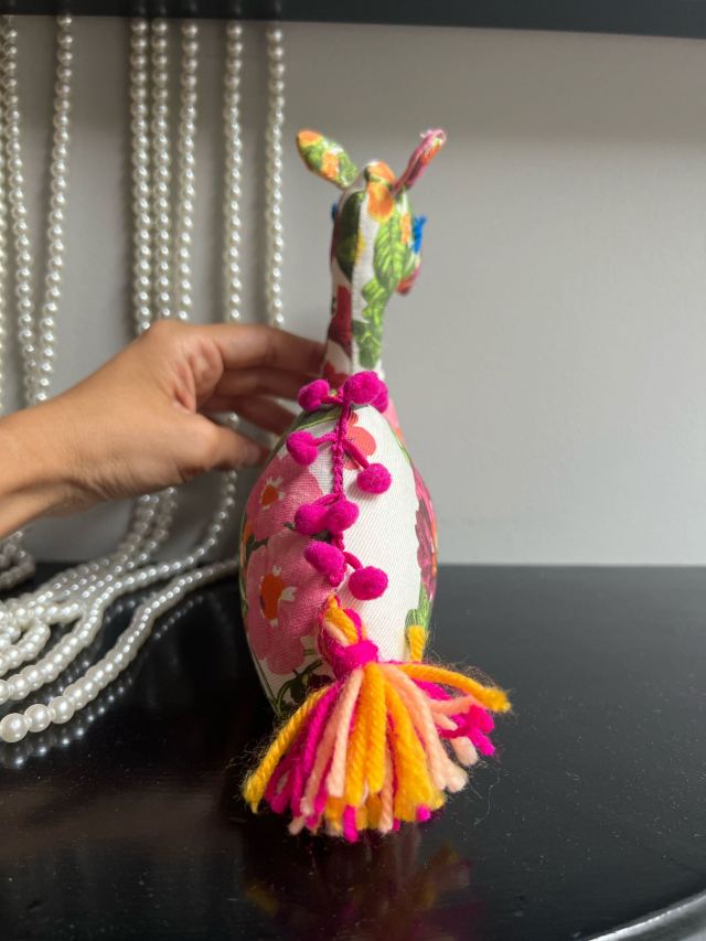 モロッコのラクダ/ハンドメイド 花柄