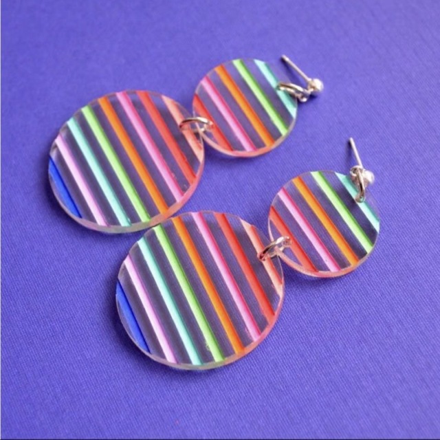 カラフルピアス/パステルレインボー ECJPJC0121