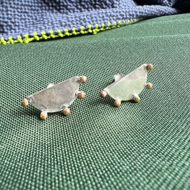 モロッコビンテージシルバーピアス