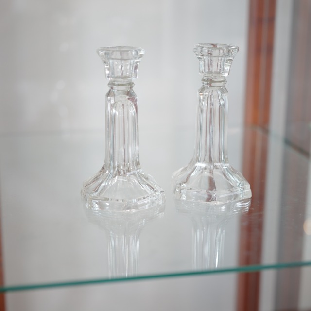 イギリス製 キャンドルスタンド ペア