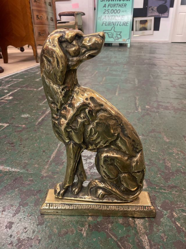 最終価格　ドアストッパー　ボストンテリア　ビンテージ　アンティーク　30's Boston Terrier Door Stopper | Rusty Acorn Antiques