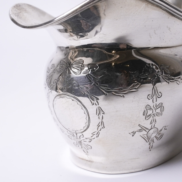 アンティーク銀製品 イギリス 1915年 ティーサービス3点セット