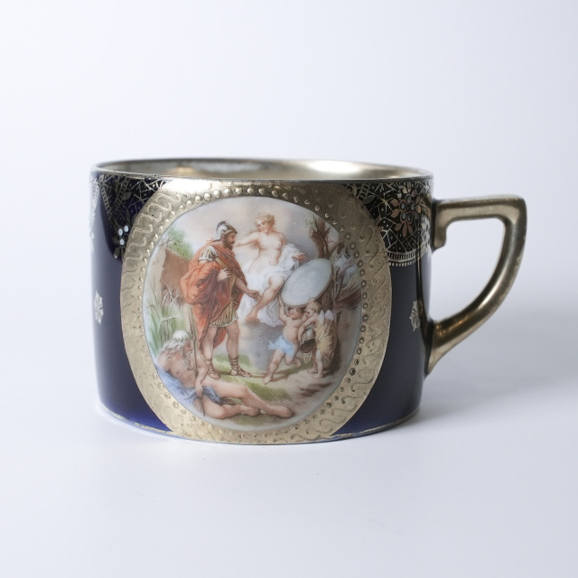 オーストリア 1890年代 デミタスカップ&ソーサー UR-101