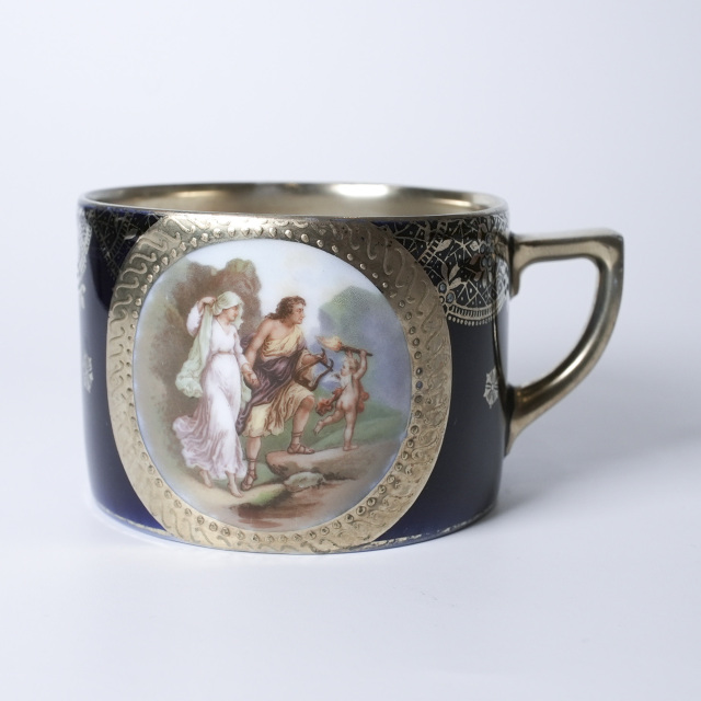 オーストリア 1890年代 デミタスカップ&ソーサー UR-102