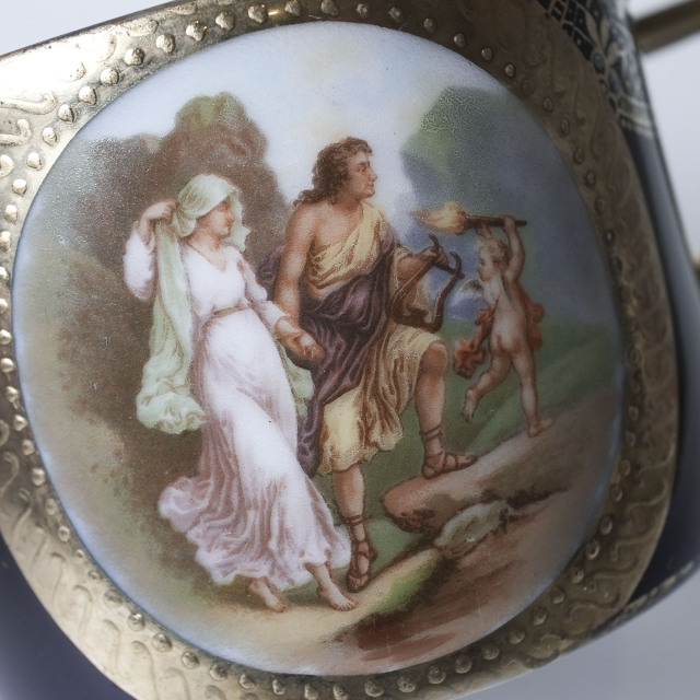 オーストリア 1890年代 デミタスカップ&ソーサー UR-102