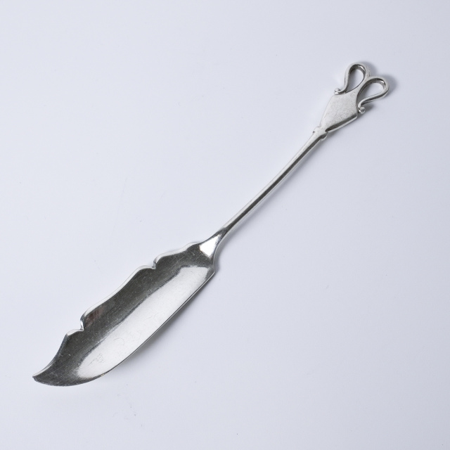 イギリス 1905年 Sheffield シェフィールド製 バターナイフ2本セット