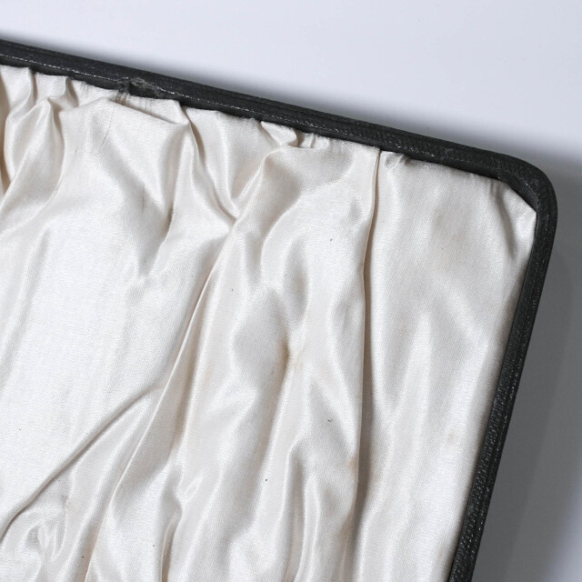 イギリス バーミンガム製 1921年 ティースプーン6本トングセット