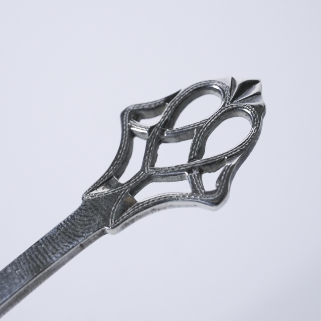 イギリス バーミンガム製 1921年 ティースプーン6本トングセット