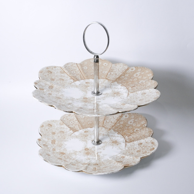 イギリス 1890年代 Wileman ワイルマン ケーキスタンド