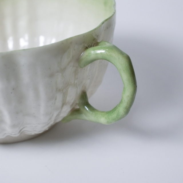 アイルランド 1890年代 Belleek ベリーク カップ&ソーサー