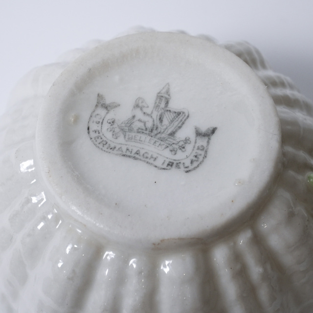 アイルランド 1890年代 Belleek ベリーク カップ&ソーサー