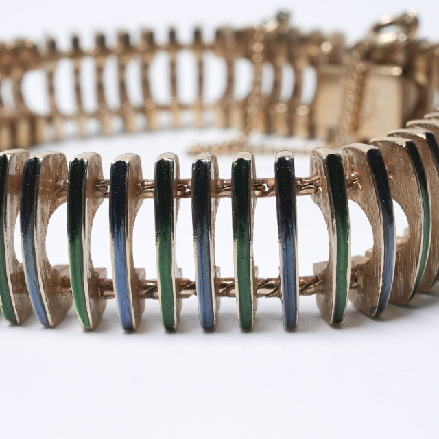 アメリカ 1950年代 Trifari トリファリ コスチュームジュエリー ブレスレット