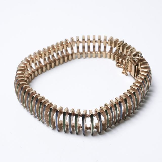 アメリカ 1950年代 Trifari トリファリ コスチュームジュエリー ブレスレット