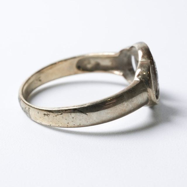 イギリス 1900年代 9Kゴールド ダイヤモンド アンティークジュエリー リング