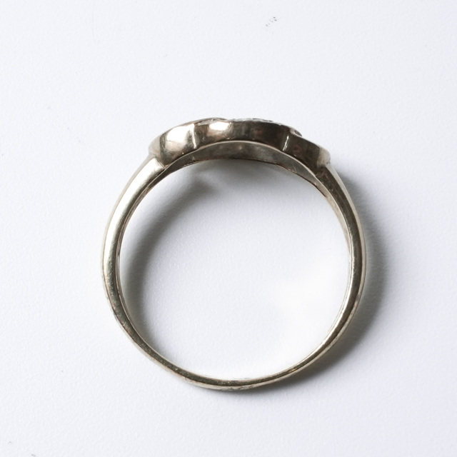 イギリス 1900年代 9Kゴールド ダイヤモンド アンティークジュエリー リング