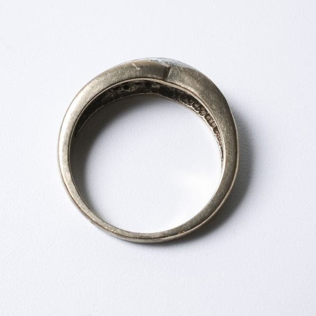 イギリス 1900年代 9Kゴールド エメラルド アンティークジュエリー リング