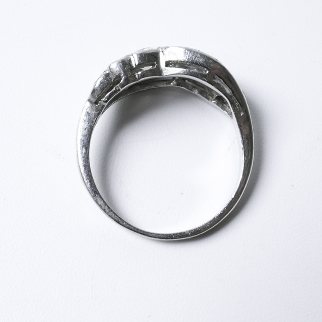 イギリス 1920年代 プラチナ ダイヤモンド アンティークジュエリー リング