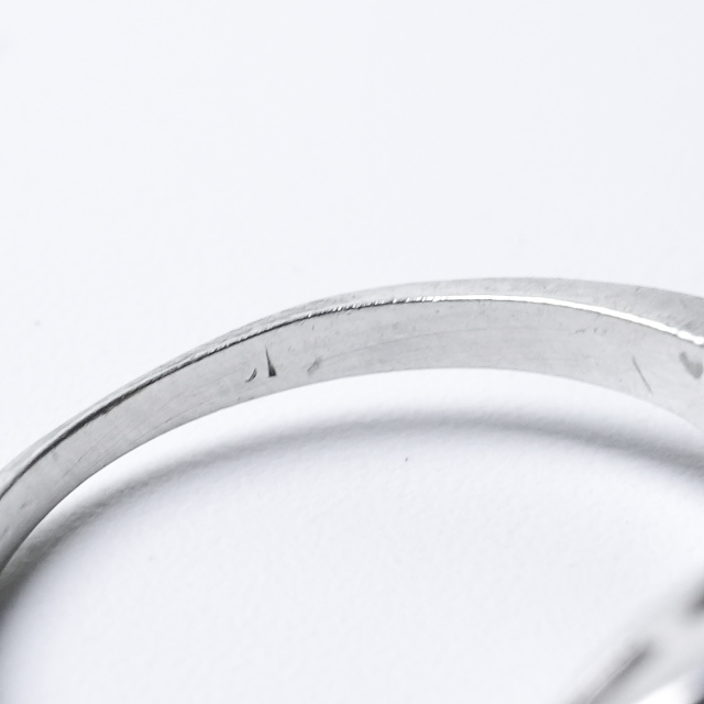 イギリス 1920年代 プラチナ ダイヤモンド アンティークジュエリー リング