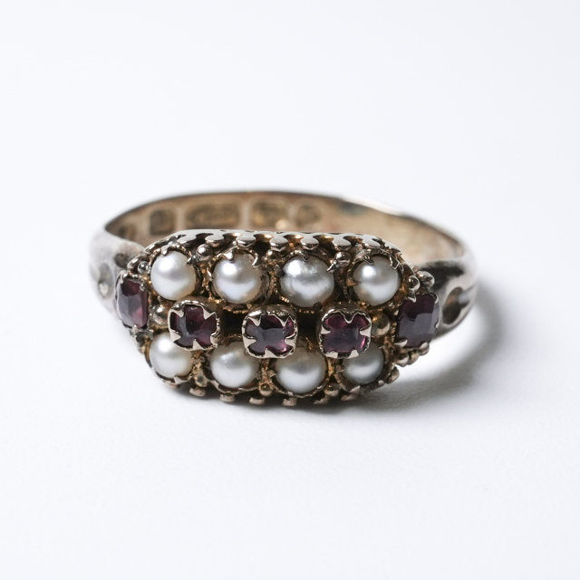 イギリス 1900年代 15Kゴールド ルビー アンティークジュエリー リング