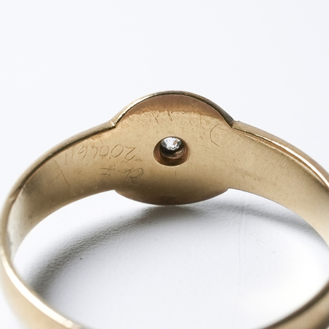 イギリス 1900年代 18Kゴールド ダイヤモンド アンティークジュエリー リング