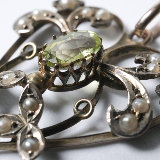 イギリス 1900年代 9Kゴールド アンティークジュエリー ペンダント