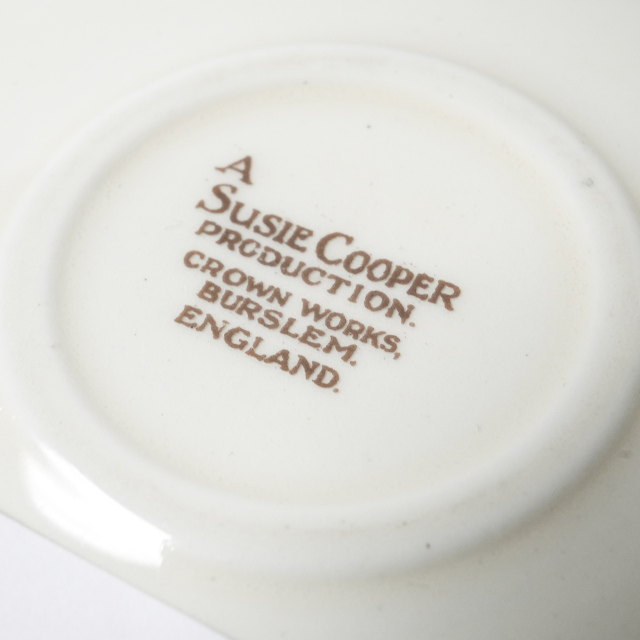 イギリス 1930年代 Susie Cooper スージークーパー デミタスカップ＆ソーサー