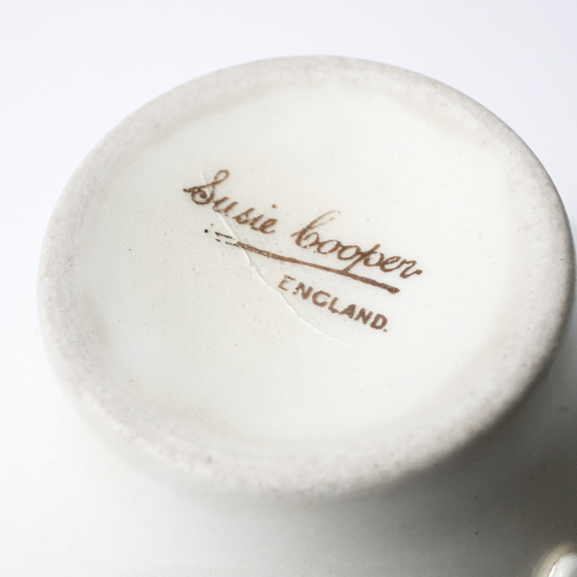 イギリス 1930年代 Susie Cooper スージークーパー デミタスカップ＆ソーサー