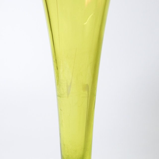 イギリス 1890年代 オパールセントガラス フラワーベース