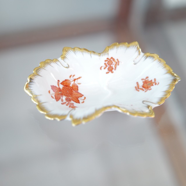 ヘレンド リーフ型 ミニディッシュ