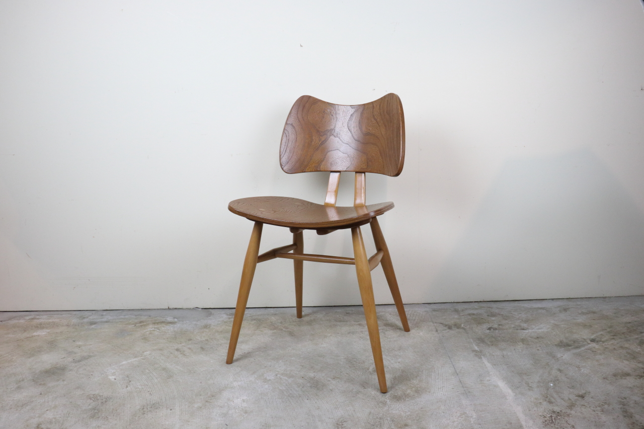 イギリス　アーコール社 ercol　バタフライチェア　レア　す98-3