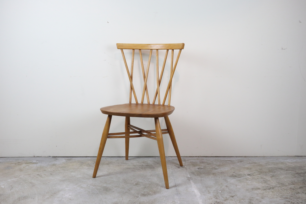 イギリス　アーコール社　ercol　クロスバックチェア   ち19-10