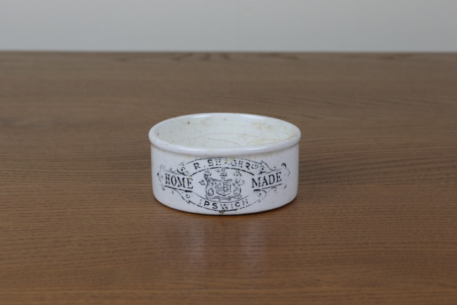 イギリス　アンティーク　ミートポット　ミートジャー　トレイ　陶器