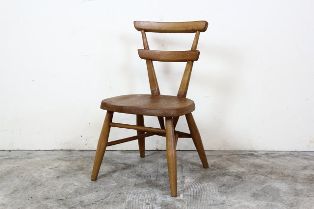 ercol　アーコール　スタッキングチェア　ホワイトドット
