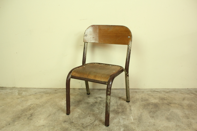 スタッキングチェア　スクールチェア　ヴィンテージ　チャイルドチェア