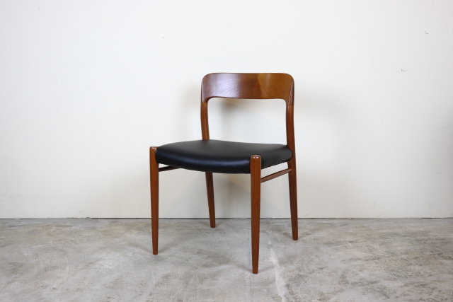 J.L.モラー　No.75　ダイニングチェア　チーク　北欧　ヴィンテージ