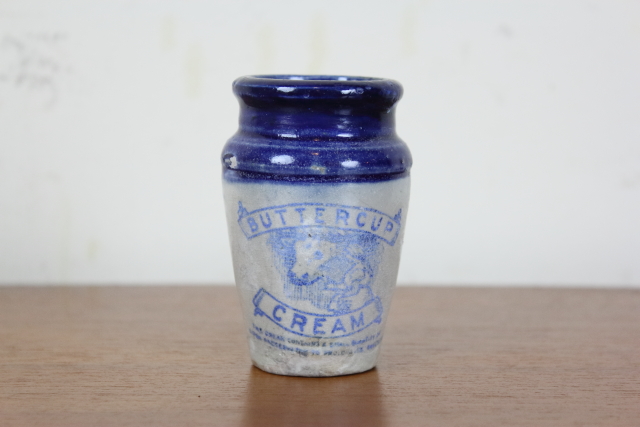 イギリス　アンティーク　クリームポット　デイリー社　レア