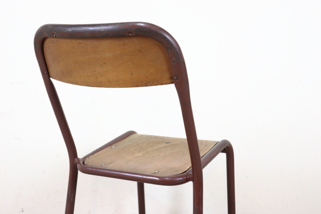 フランス　ヴィンテージ　スタッキングチェア　スクールチェア