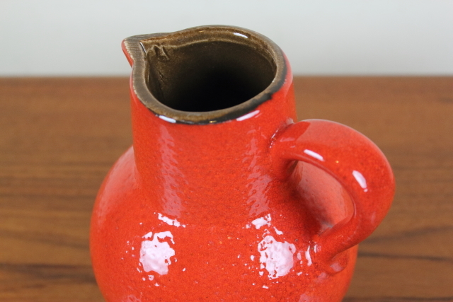 【Fat Lava】Roth Ceramic 赤×黒　フラワーベース FAT LAVA 