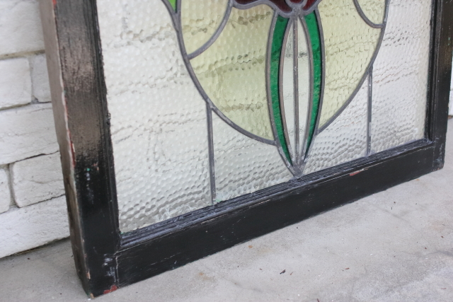 イギリス　アンティーク　ステンドグラス