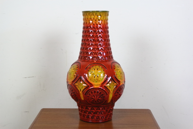 FAT-LAVA ファットラヴァ　西ドイツ　陶器　壺　花瓶　ヴィンテージ