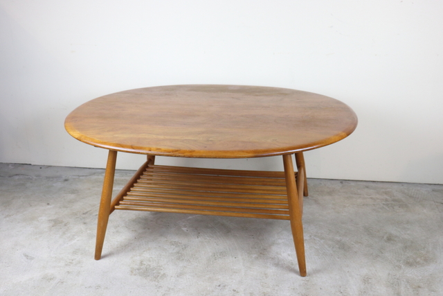 イギリス　アーコール　ercol　ラック付コーヒーテーブル