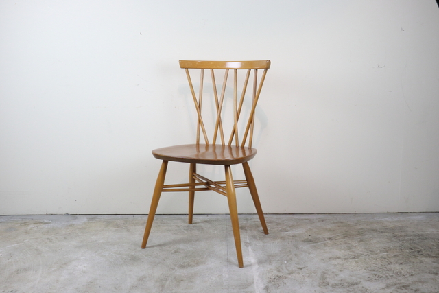 イギリス　アーコール社　ercol　クロスバックチェア   ち19-9