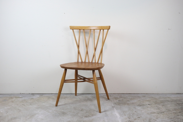 イギリス　アーコール社　ercol　クロスバックチェア   ち19-10