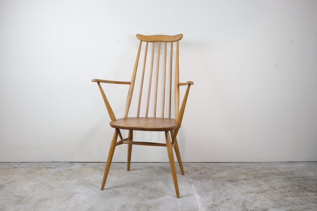 イギリス　アーコール ercol ゴールドスミスアームチェア  す29-10