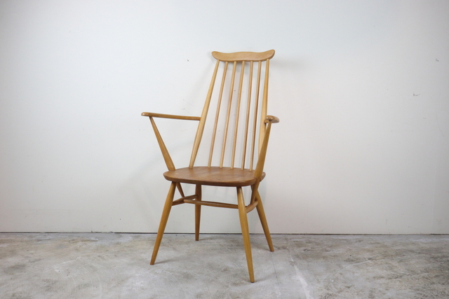イギリス　アーコール ercol ゴールドスミスアームチェア  す29-11