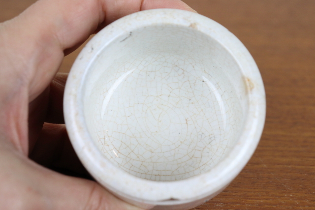 イギリス　アンティーク　フィッシュミートポット　陶器　花瓶　小物入れ　ペン立て　カトラリー立て　