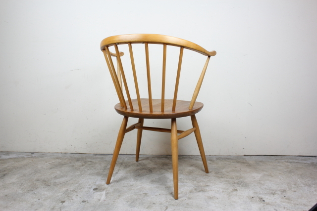 ercol　アーコール　カウホーンチェア　スモーカーズチェア　レア